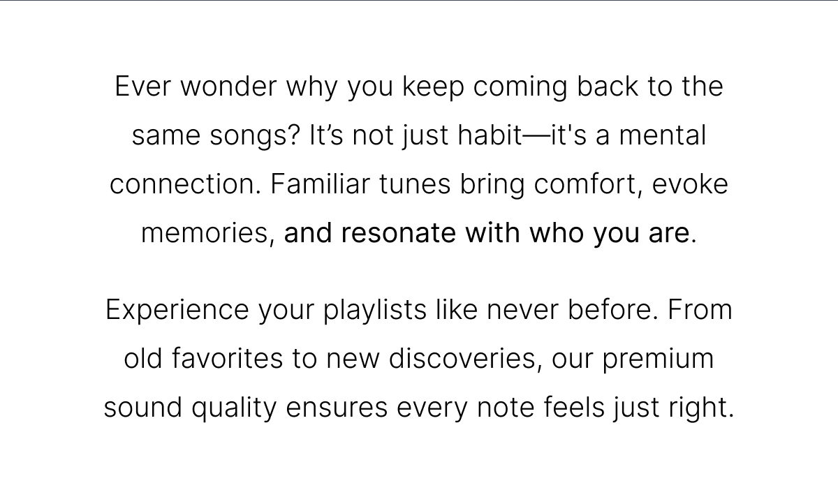 Ever wonder why you keep coming back to the same songs? It’s not just habit—it's a mental connection.